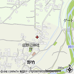 長野県上田市古里野竹383-2周辺の地図
