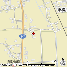 長野県北安曇郡松川村5560-4周辺の地図