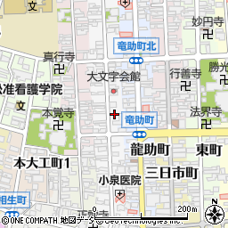 石川県小松市大文字町周辺の地図