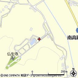 栃木県真岡市南高岡254周辺の地図
