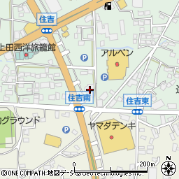上田調査事務所周辺の地図