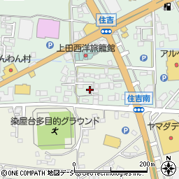 長野県上田市住吉94-1周辺の地図