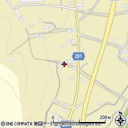 栃木県佐野市船越町2624-2周辺の地図