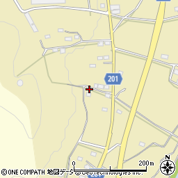 栃木県佐野市船越町2624周辺の地図