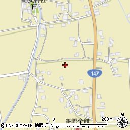 長野県北安曇郡松川村細野周辺の地図