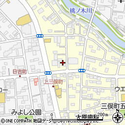 井上ビニール株式会社　三俣店周辺の地図