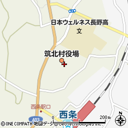 筑北村役場周辺の地図