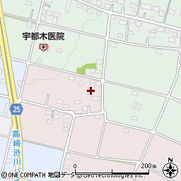 群馬県高崎市引間町504-5周辺の地図