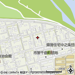 長野県上田市中之条千曲町周辺の地図