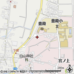 長野県上田市殿城下郷427周辺の地図