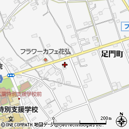 群馬県高崎市足門町297周辺の地図