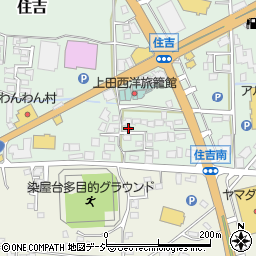 長野県上田市住吉89-4周辺の地図
