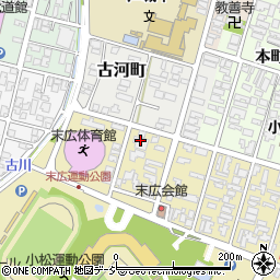 ＰＬ小松教会周辺の地図