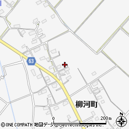 茨城県水戸市柳河町852-1周辺の地図
