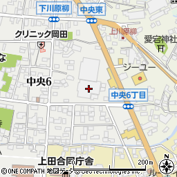 日本無線上田物流センター周辺の地図