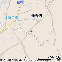 茨城県笠間市池野辺375周辺の地図