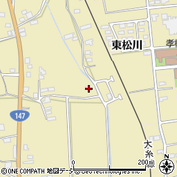 長野県北安曇郡松川村5562周辺の地図