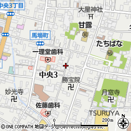 長野県上田市中央周辺の地図
