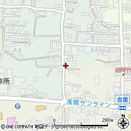 長野県上田市住吉1-21周辺の地図