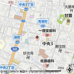 長野県上田市中央3丁目7-25周辺の地図