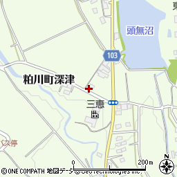 群馬県前橋市粕川町深津1666周辺の地図