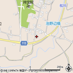 茨城県笠間市池野辺704周辺の地図