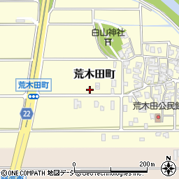 石川県小松市荒木田町ハ周辺の地図