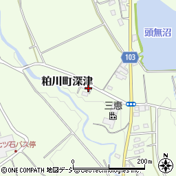 群馬県前橋市粕川町深津1667周辺の地図