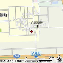 石川県小松市漆町ロ周辺の地図