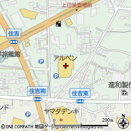 長野県上田市住吉58周辺の地図