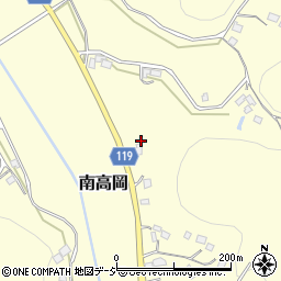 栃木県真岡市南高岡210周辺の地図