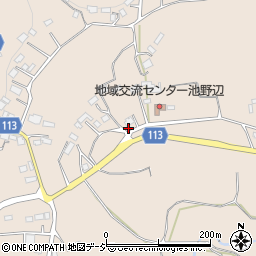 茨城県笠間市池野辺1294周辺の地図