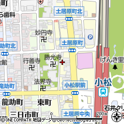 石川県小松市土居原町364-1周辺の地図