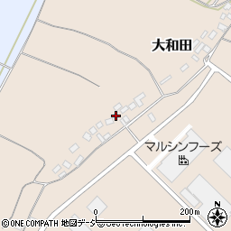 栃木県真岡市大和田132周辺の地図
