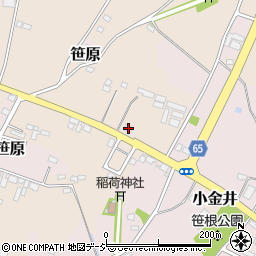 栃木県下野市小金井2282-8周辺の地図