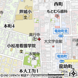 石川県小松市寺町周辺の地図