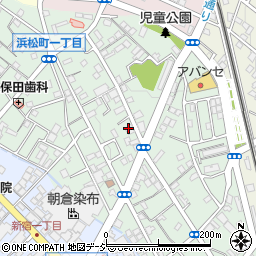 群馬県桐生市浜松町周辺の地図
