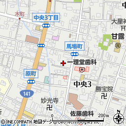 長野県上田市中央3丁目7-23周辺の地図