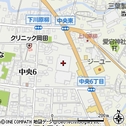 日本無線上田物流センター周辺の地図