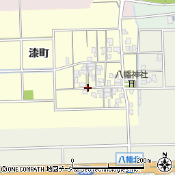 石川県小松市漆町周辺の地図