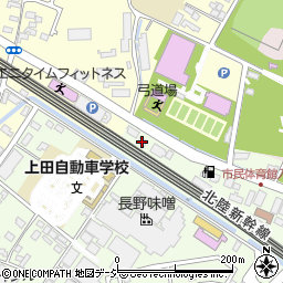 マージャンランド上田店周辺の地図