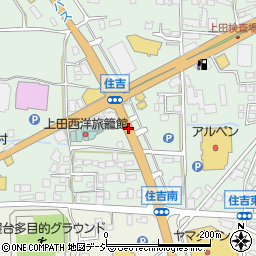 上田バイパス周辺の地図
