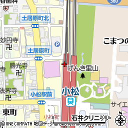 駅レンタカー小松営業所周辺の地図