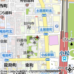 石川県小松市土居原町369-3周辺の地図