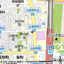 石川県小松市土居原町164周辺の地図