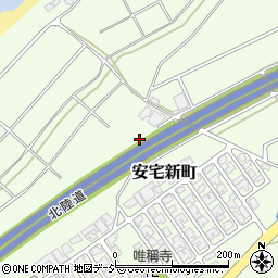 石川県小松市安宅新町ル周辺の地図