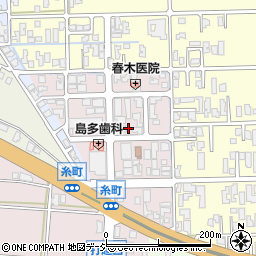 石川県小松市糸町周辺の地図