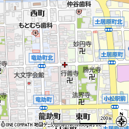 石川県小松市八日市町周辺の地図