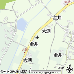 茨城県笠間市大渕1770周辺の地図