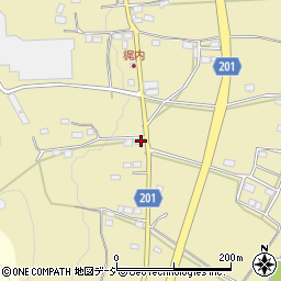 栃木県佐野市船越町2631-1周辺の地図